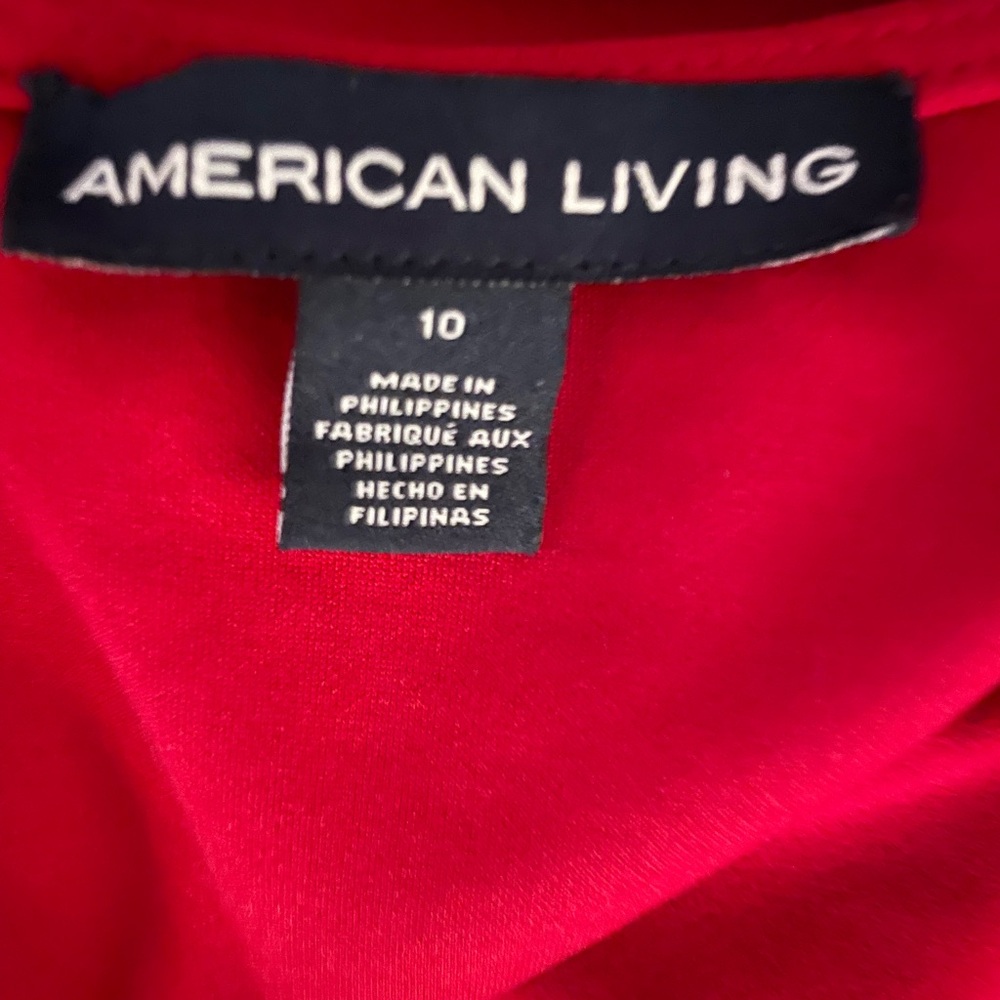 American living red dress size 10 - Picture 6 of 6